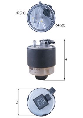 Degvielas filtrs - KL 440/44