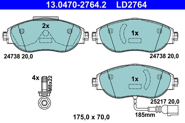 Jarrupala, levyjarru - 13.0470-2764.2