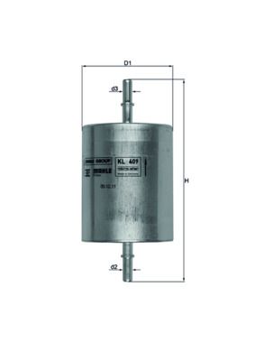 Degvielas filtrs - KL 409