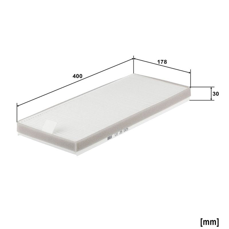 Suodatin, sisäilma - CU 39 005