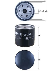 Eļļas filtrs - OC 232