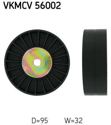 Celiņu siksnas rullītis - VKMCV 56002