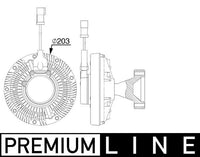 Kytkin, jäähdytystuuletin - CFC 255 000P
