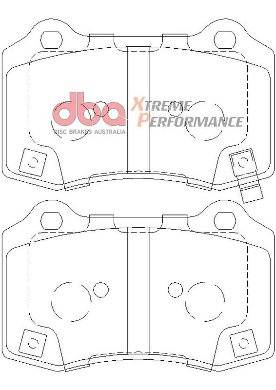 Brake Pads Xtreme Performance ECE R90 certified | Rear Axle - DB8805XP