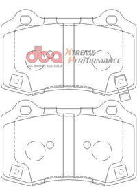 Brake Pads Xtreme Performance ECE R90 certified | Rear Axle - DB8805XP