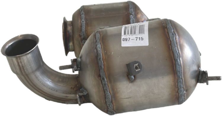 Nosēdumu-/Daļiņu filtrs, Izplūdes gāzu sistēma - 097-715
