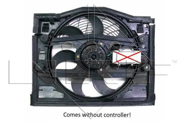 Elektromotors, Dzes. sist. radiatora ventilators - 47027
