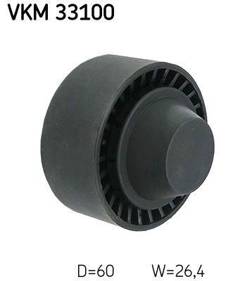Ohjainrulla, moniurahihna - VKM 33100