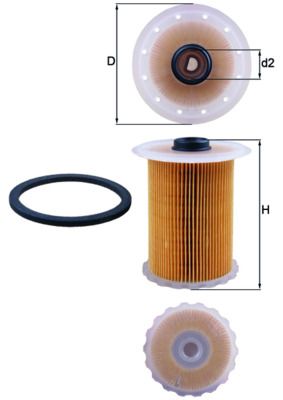 Degvielas filtrs - KX 183D