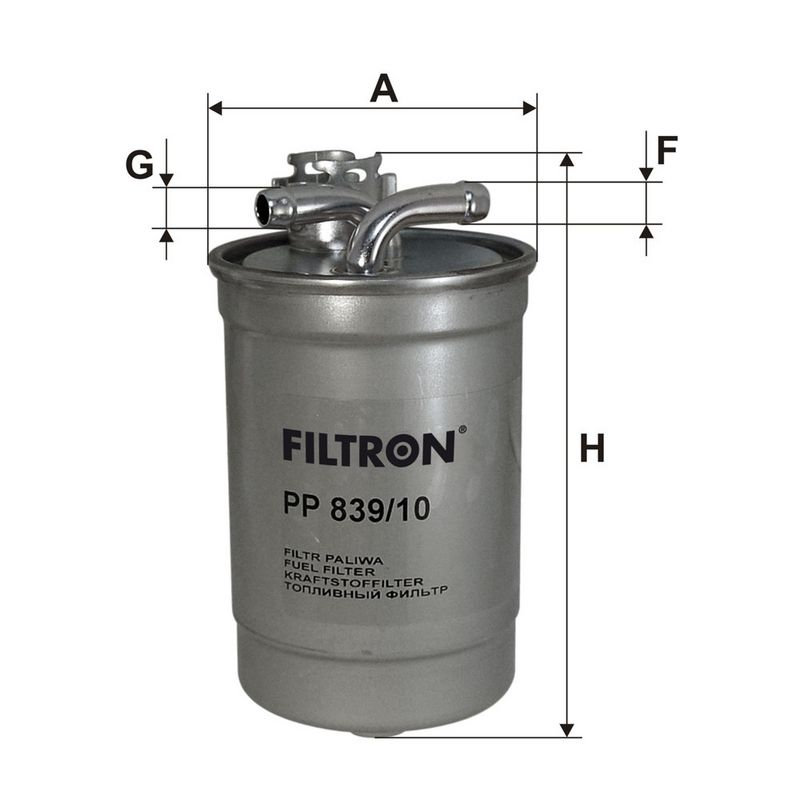 Degvielas filtrs - PP 839/10
