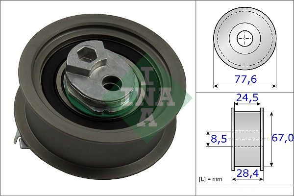 Zobsiksnas spriegotājrullis - 531 0851 10