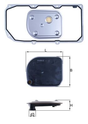 Hidraulikas filtrs, Automātiskā pārnesumkārba - HX 158D1