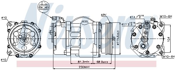 Kompressori, ilmastointilaite - 89040