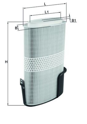 Gaisa filtrs - LX 1009/6