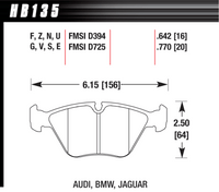 Hawk Brake Pad - ER-1 - HB135D.760