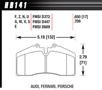 Hawk Brake Pad - HP Plus - HB141N.650