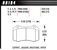 Hawk Brake Pad - ER-1 - HB194D.665