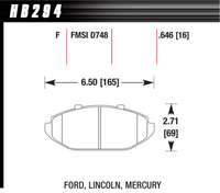 Hawk Brake Pad - HPS - HB294F.646
