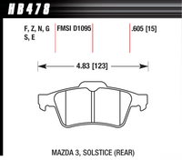 Hawk Brake Pad - Performance Ceramic - HB478Z.605