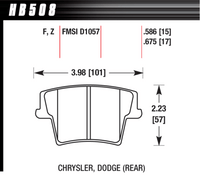 Hawk Brake Pad - HPS - HB508F.675