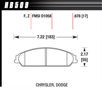 Hawk Brake Pad - HPS 5.0 - HB509B.678