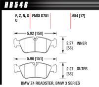 Hawk Brake Pad - HP Plus - HB546N.654