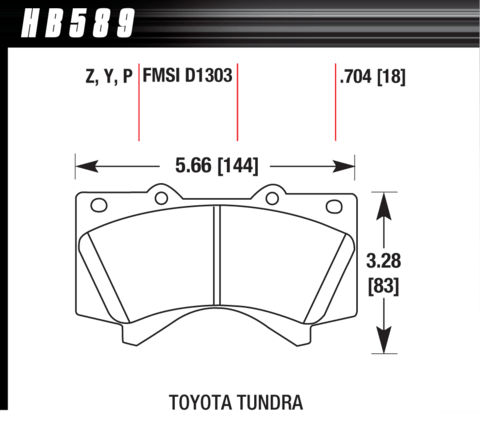 Hawk Brake Pad - Super Duty - HB589P.704