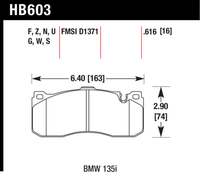 Hawk Brake Pad - ER-1 - HB603D.616