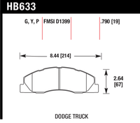 Hawk Brake Pad - Super Duty - HB633P.790