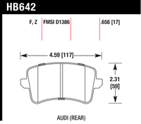 Hawk Brake Pad - HP Plus - HB642N.658