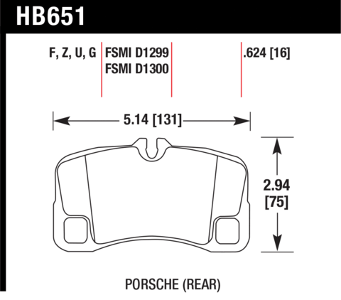 Hawk Brake Pad - ER-1 - HB651D.624