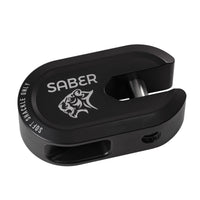 Saber 7075 Alloy Winch Shackle Short - Cerakote Black - SBR-AWSSCBLK