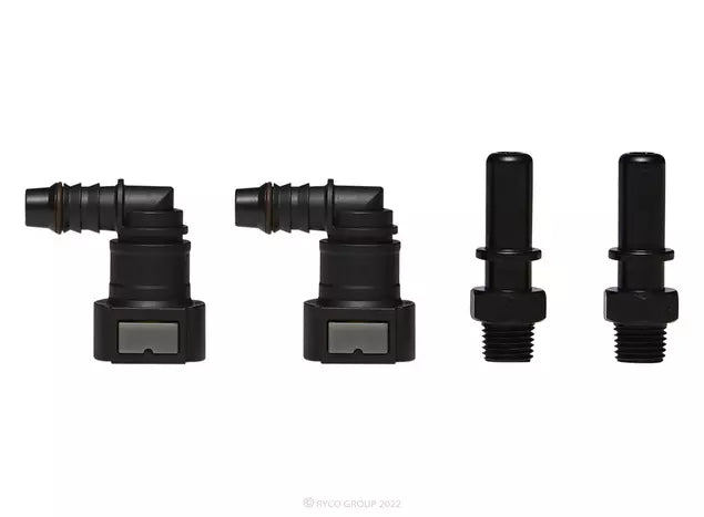 Fuel Water Separator, 11.8 Quick Connector Set - Twin Pack - RFA226