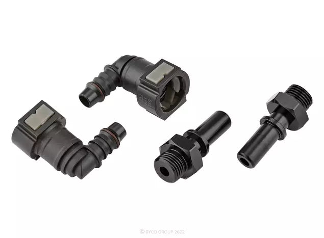 Fuel Water Separator, Accessory 11.8 Quick Connector Set M16 Twin Pack - For fuel injection hose - RFA232