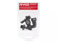 Fuel Water Separator, Accessory 9.89 Quick Connector Set - M16 Twin Pack - Can be used with any Catch Can - RFA233