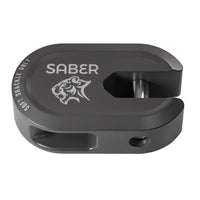 Saber 7075 Alloy Winch Shackle Short - Cerakote Grey - SBR-AWSSCG
