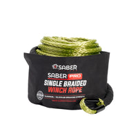 SaberPro® Single Braided Winch Rope – 9,500KG – 30M - SBR-30WR-G