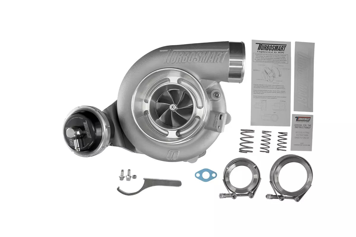 TS-2 Turbocharger (Water Cooled) 5862 V-Band 0.82AR Internally Wastegated (14psi) - TS-2-5862B-VB082I