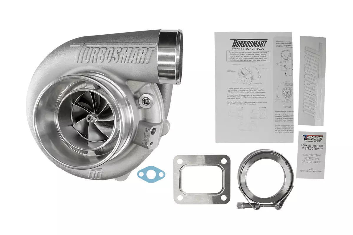 TS-2 Turbocharger (Water Cooled) 6466 T4 0.82AR Externally Wastegated - TS-2-6466B-T4082E