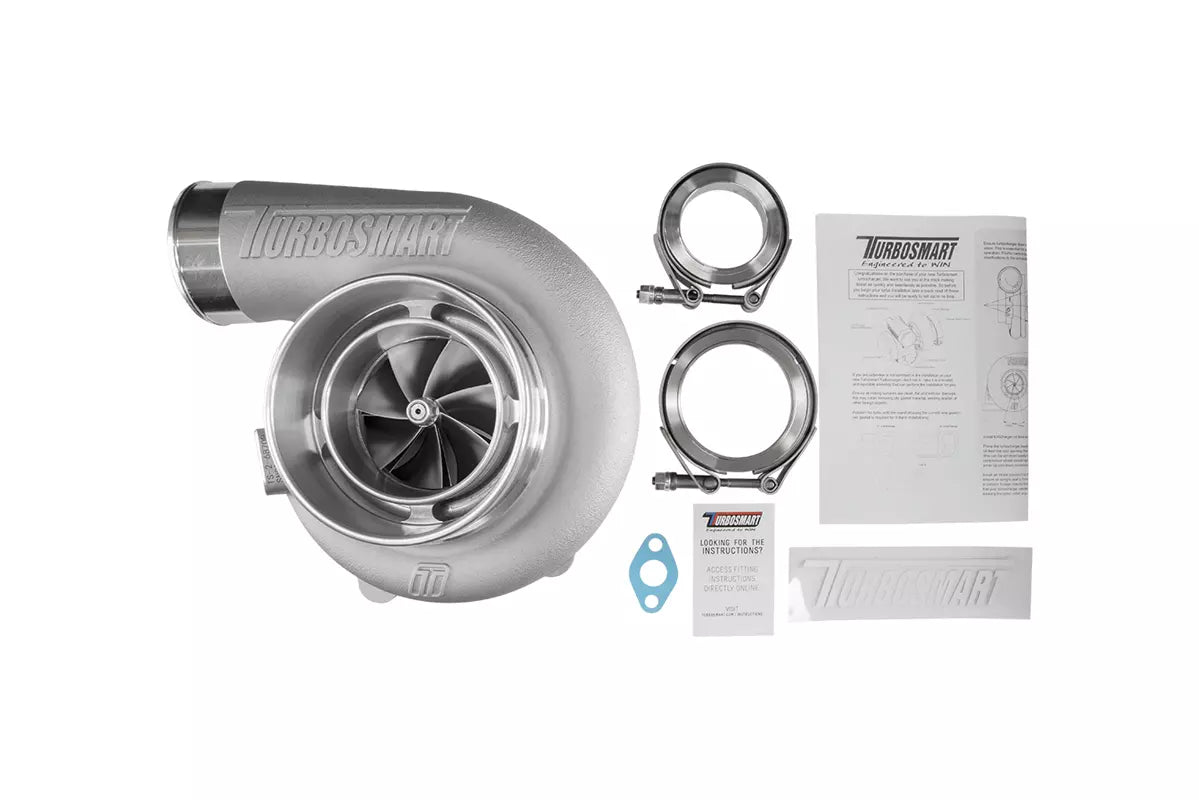 TS-2 Turbocharger (Water Cooled) 6870 (Kompact) V-Band Reverse Rotation 1.07AR Externally Wastegated - TS-2-6870B-VR107E