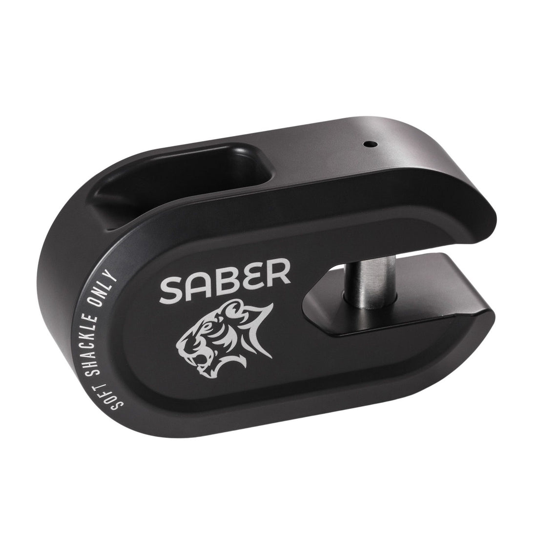 Saber 7075 Alloy Winch Shackle Short - Cerakote Black - SBR-AWSSCBLK
