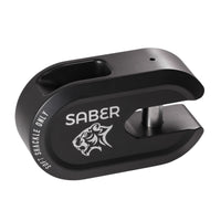 Saber 7075 Alloy Winch Shackle Short - Cerakote Black - SBR-AWSSCBLK