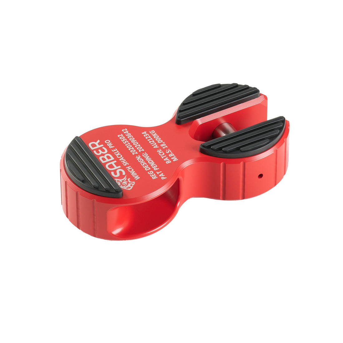 Saber 7075 Alloy Winch Shackle Pro - Cerakote Red - SBR-AWSPROCR